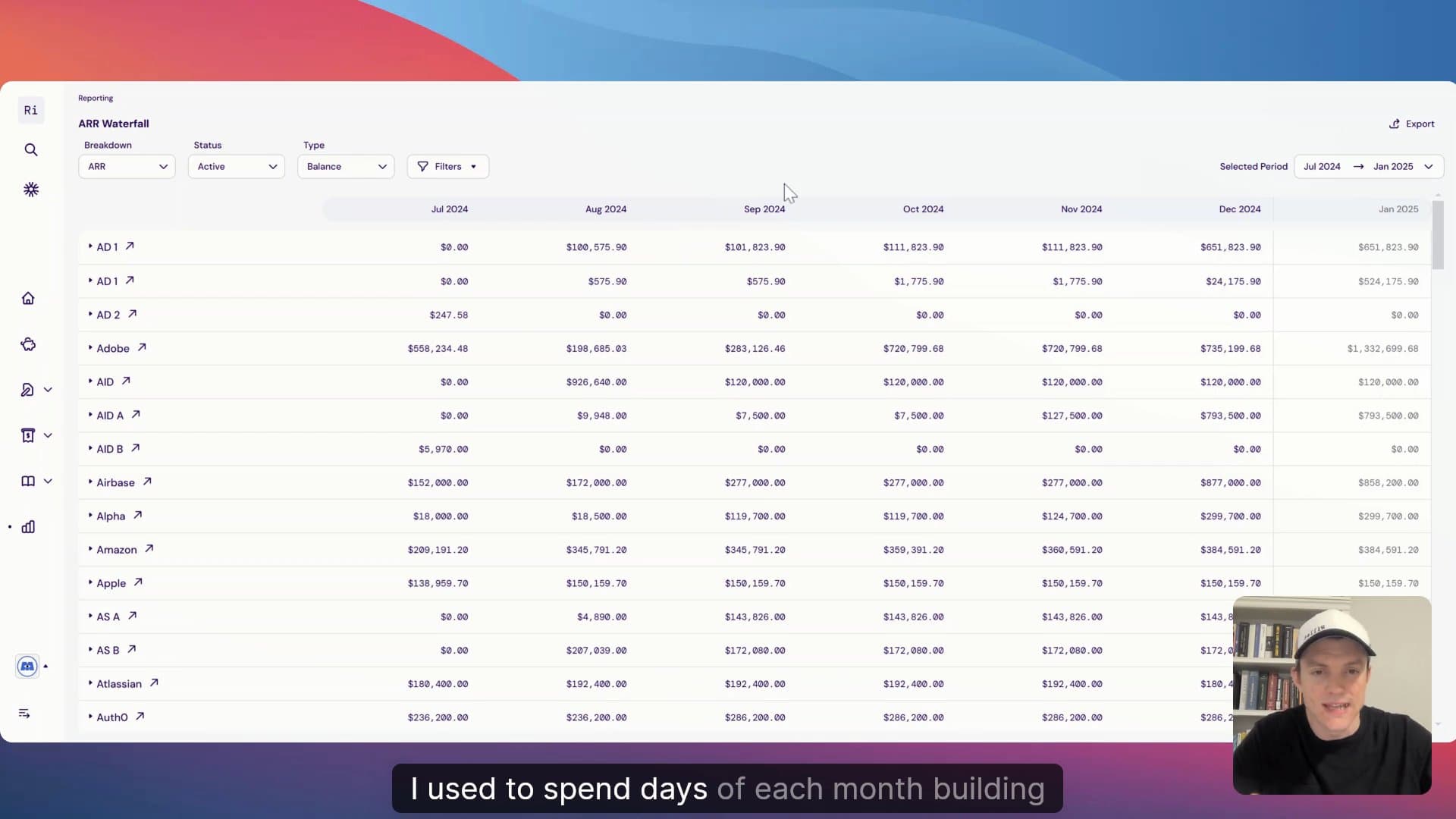 Product image Rillet - The ERP for SaaS and Usage