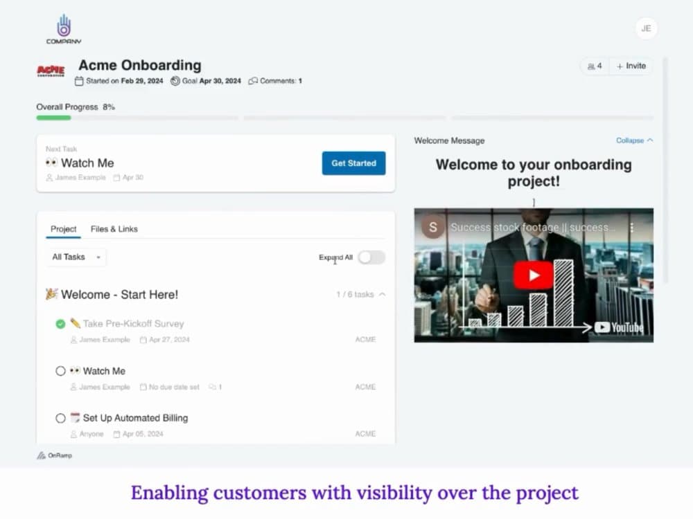 Product image OnRamp Demo - Simplify Complex Onboarding Processes 