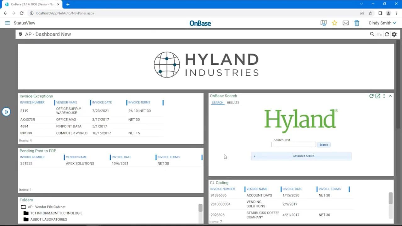 Product image OnBase by Hyland - Share important information