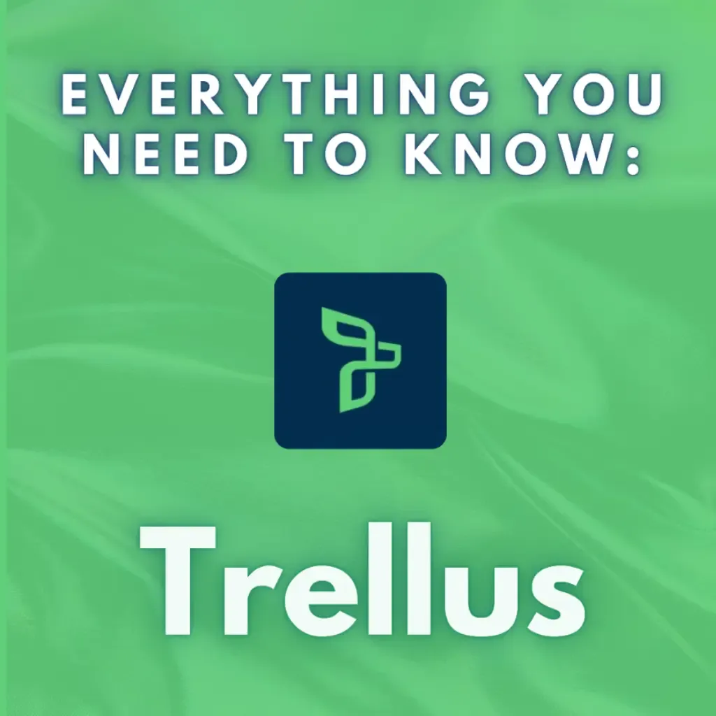 Trellus logo with text highlighting key insights and free demo.
